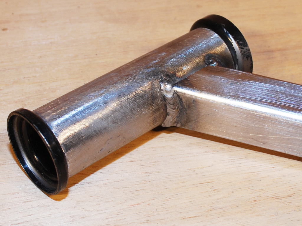 Marauder LowRacer - head tube on boom